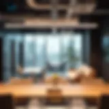 Modern office interiors showcasing collaborative workspaces in Qusais