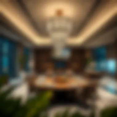 Inside One Zabeel: Luxury Redefined Luxurious amenities inside One Zabeel showcasing modern design