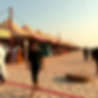 Cultural Vibrance at Al Mamzar Cultural events and local gatherings at Al Mamzar Beach reflecting Dubai's rich heritage