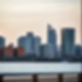 A picturesque view of Deira's skyline showcasing contemporary apartment buildings