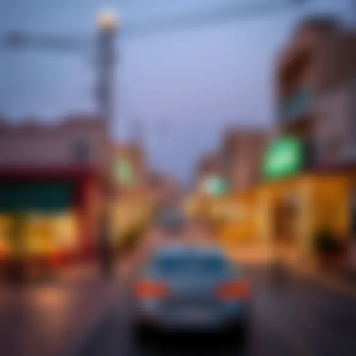 Amenities in Abu Shagara Local amenities including shops and cafes in the neighborhood