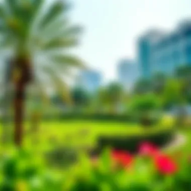 Green Spaces in Oud Metha A vibrant park in Oud Metha