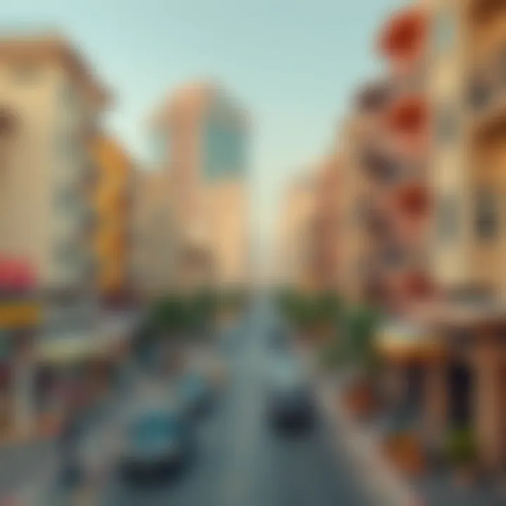 Vibrant neighborhood of Bur Dubai