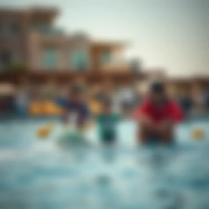 Recreational Activities in حديقة العين Families enjoying recreational activities within حديقة العين