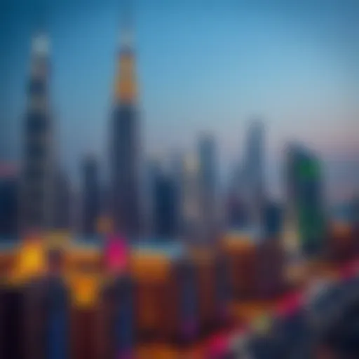 Dubai skyline showcasing real estate development