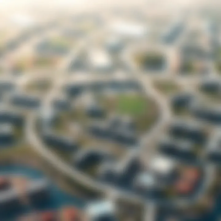 Emirates Hills Layout Overview Detailed map showcasing Emirates Hills layout