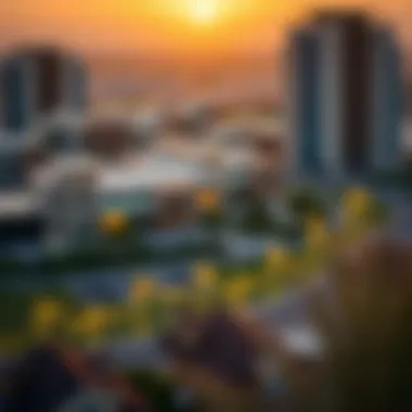 Property Value Trends in Dubai Real Estate Market Market trend graph illustrating property value fluctuations in Dubai