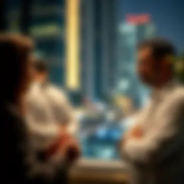 Investors discussing real estate opportunities
