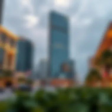 Business Bay Real Estate Dynamics Vibrant Business Bay area highlighting the dynamic real estate market