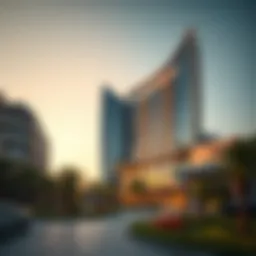 A stunning architectural view of المرابع العربيه showcasing modern design