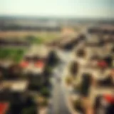 A panoramic view of Ibtown Muradif showcasing residential buildings