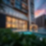 Exterior view of Westwood Grande showcasing modern architecture