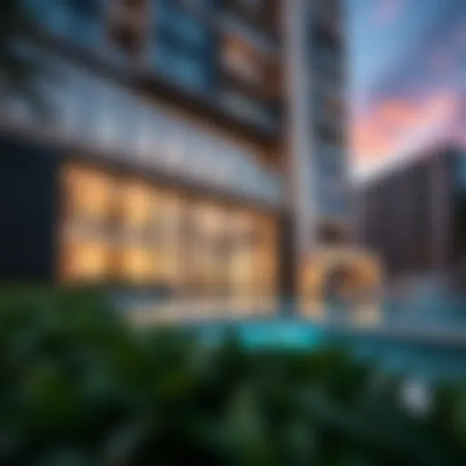 Exterior view of Westwood Grande showcasing modern architecture