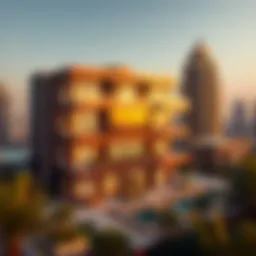 Luxurious property in Dubai skyline