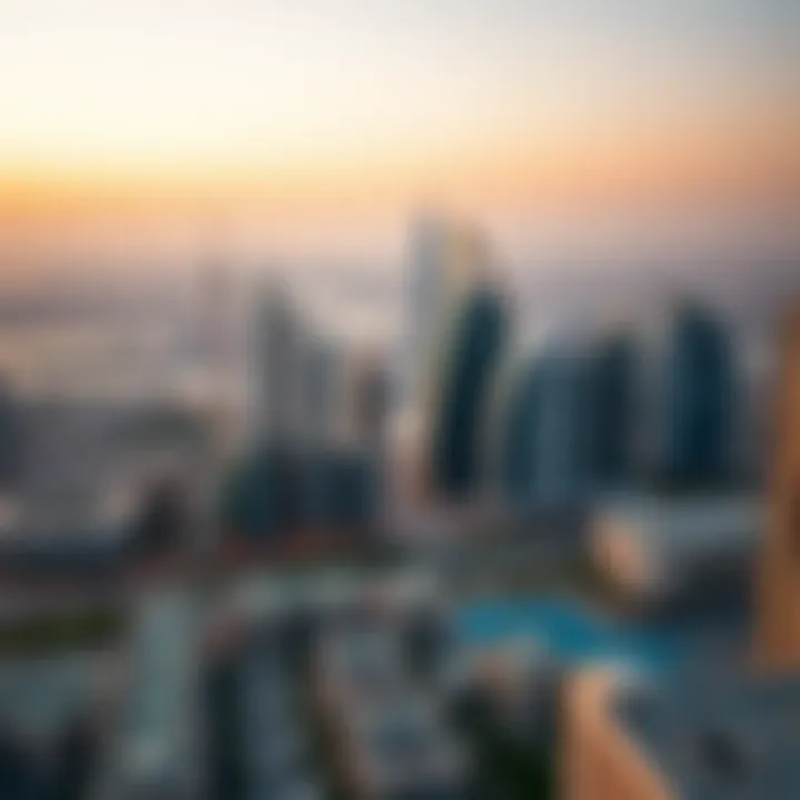 Panoramic skyline view from Haven Al Dar