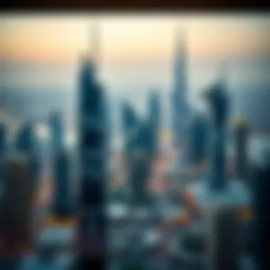 Breathtaking Dubai Skyline View Breathtaking view of Dubai skyline from residence