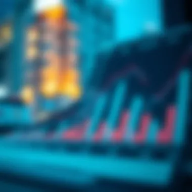 Real Estate Market Trends Graph Real estate market trends graph illustrating investment dynamics