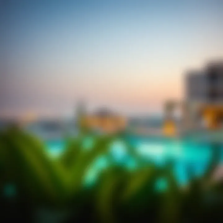 Luxurious amenities offered at Manor Hotel Al Furjan including a rooftop pool.