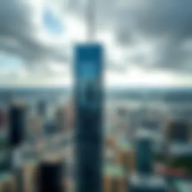 Panoramic View from Millennium Executive Tower Breathtaking panoramic view from the top of Millennium Executive Tower