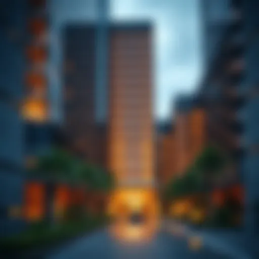 Architectural design of Millennium Talia Residences