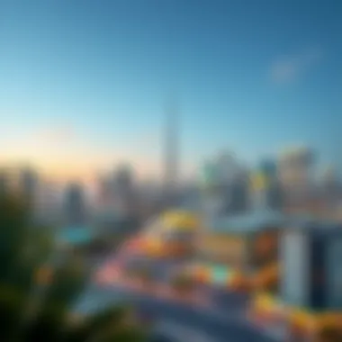 Breathtaking Dubai Skyline Near Nasma Residences Overview of the vibrant Dubai skyline near Nasma Residences