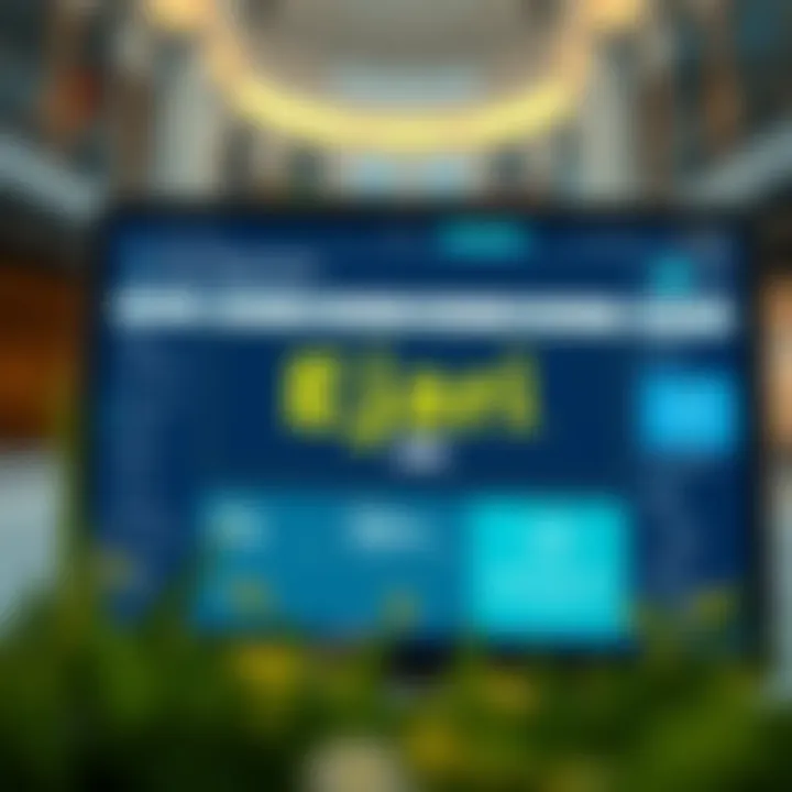 A digital platform interface for online Ejari registration
