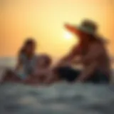 Family enjoying a day at the beach in Dubai