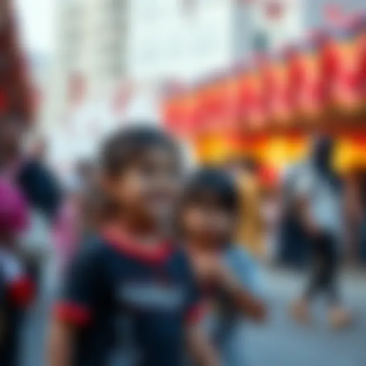 Cultural Festival Experience Children participating in a cultural festival in Dubai