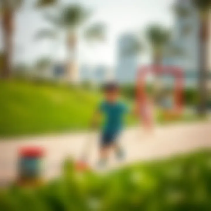 Recreational Activities for Kids Kids enjoying recreational activities in a park