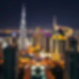 Stunning skyline of Dubai showcasing luxury properties