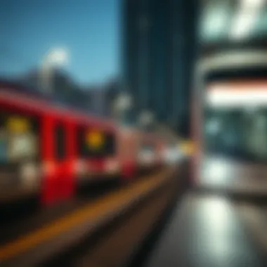 Metro Stations and Their Impact on Property Value Visual representation of metro station proximity to real estate hotspots