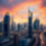 Stunning skyline of Dubai showcasing architectural diversity