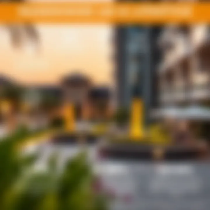 An infographic detailing the amenities and lifestyle offerings in Naya District One