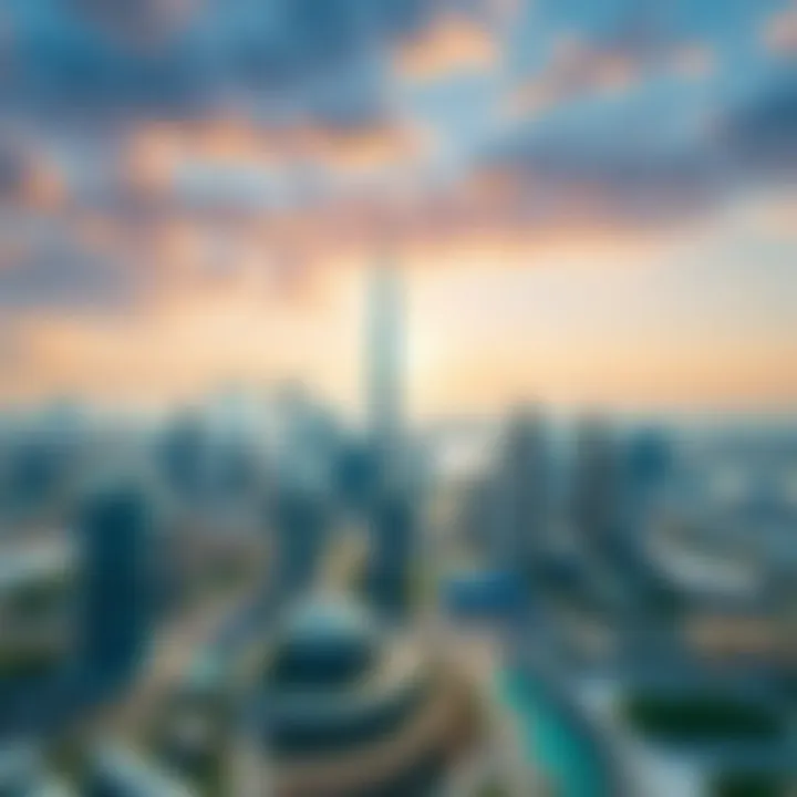 Skyline Perspective of One Zabeel Aerial view showcasing the One Zabeel skyline