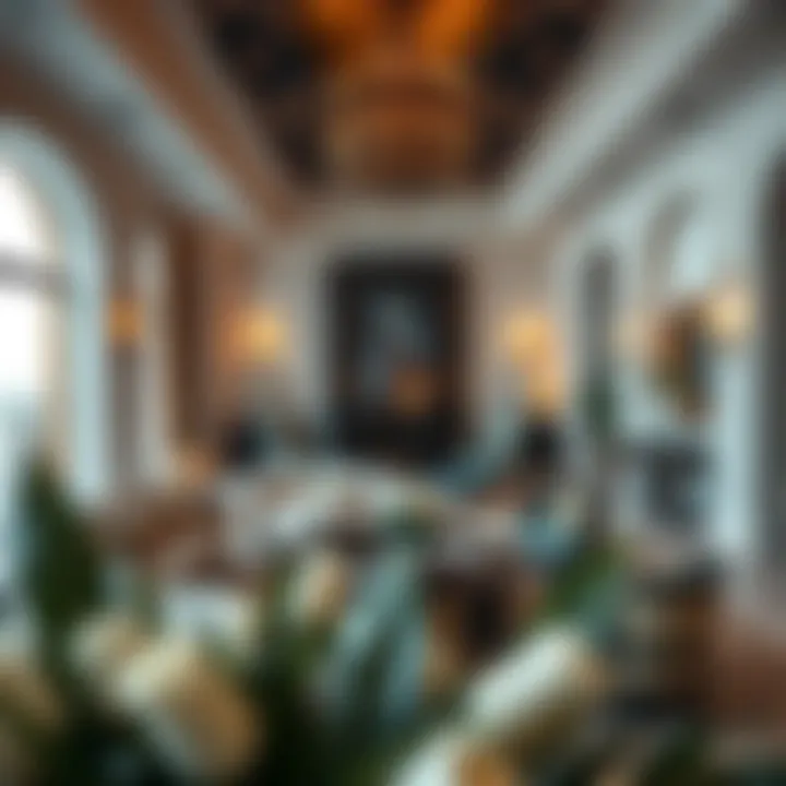 Gorgeous interior space highlighting opulent furnishings