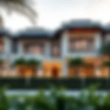 Luxurious exterior view of Sarai Villas showcasing architectural design
