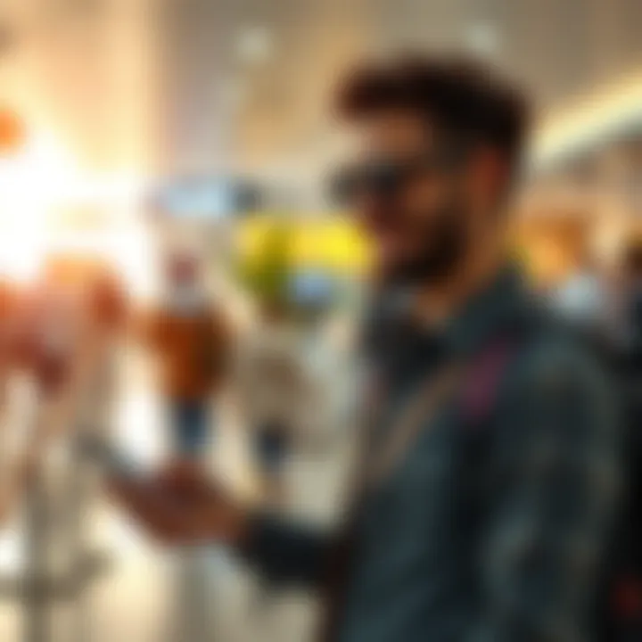 Traveler enjoying seamless check-in using Emirates ID