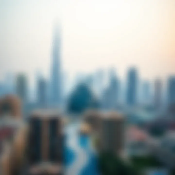 Dubai skyline highlighting real estate value