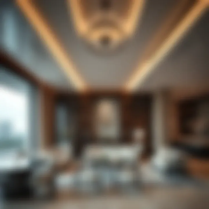 Luxurious interior design showcasing elegance