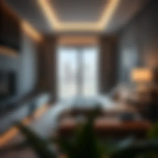 Modern studio apartment interior in Raqqa