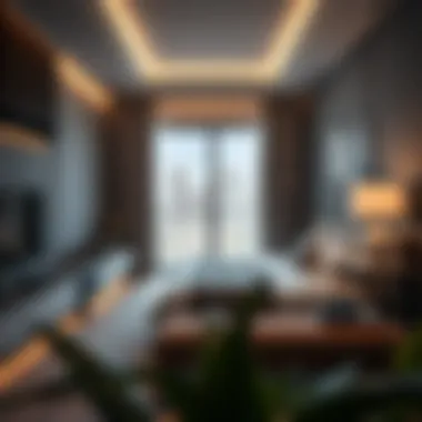 Contemporary Design in Raqqa's Studio Apartments Modern studio apartment interior in Raqqa
