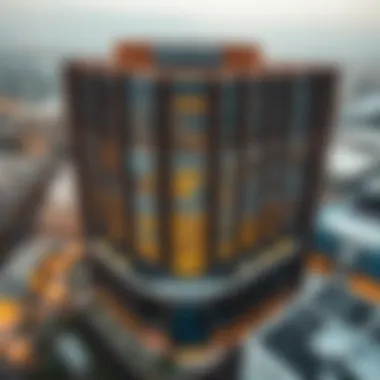 View of Tecom Hotel from an Aerial Perspective View of Tecom Hotel from an aerial perspective