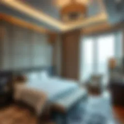 Luxurious room interior at Tecom Hotel