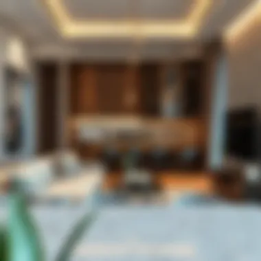 Chic Living Spaces in Bur Dubai Stylish studio apartment interior design in Bur Dubai