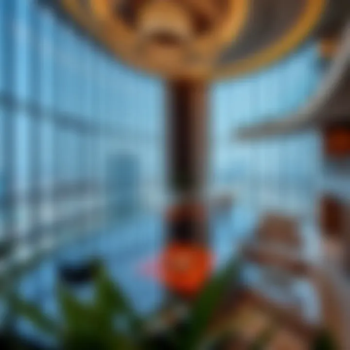 Luxurious amenities in a Dubai residential tower