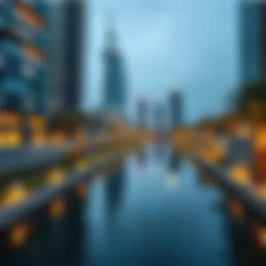 Urban Integration of the Water Canal Urban landscape integrating the Water Canal with modern architecture