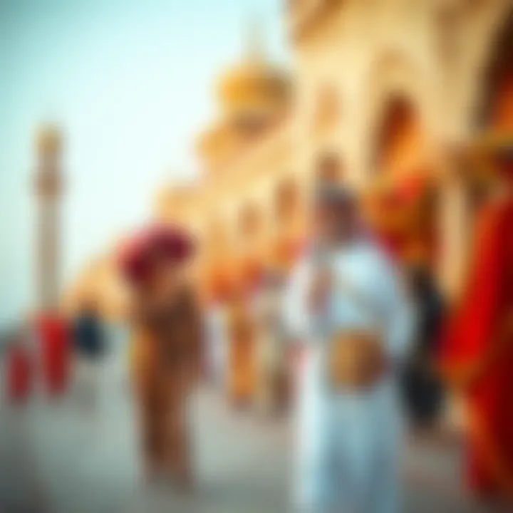 Traditional Emirati cultural event