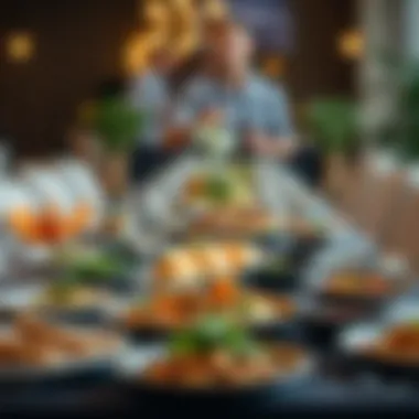 A Feast for the Senses: Culinary Diversity Unveiled A beautifully arranged table with diverse culinary delights