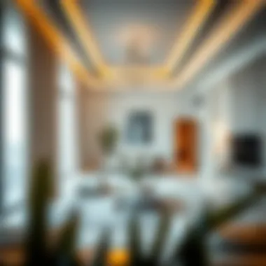 Luxurious Interiors of Al Dar Properties Interior of a luxurious Al Dar property highlighting modern design