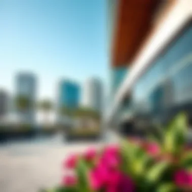 Surrounding Amenities of Iris Bay Tower Modern amenities surrounding Iris Bay Tower in Business Bay